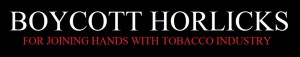 Boycott Horlicks banner